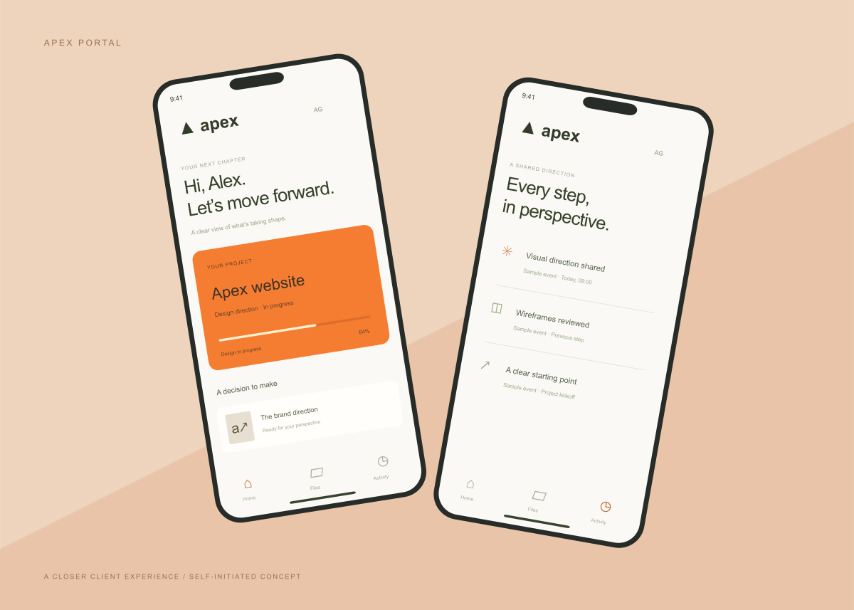 Apex Portal: animated concept walkthrough